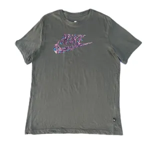 Green Center Swoosh Spellout Fantasy Graphic T-shirt thumbnail 2
