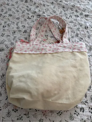 Handmade Bag With Handkerchief “Dance” Lover Tote Canvas Bag thumbnail 6