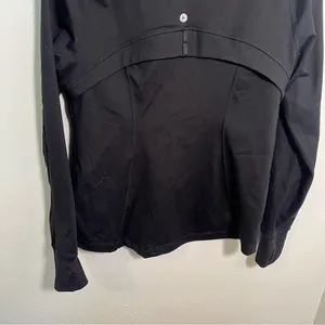 90 Degree by Reflex Women's Sz Large Full Zip Runner Jacket Black Stretch Pocket thumbnail 9