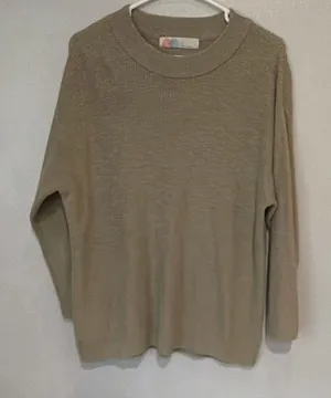 Free People Beach Beige Small Oversized Dolman Sleeve Lagenlook #900 thumbnail 1