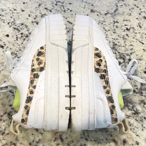 Puma Mayze Sneakers Womens 6.5 White Leopard Pink Platform Streetwear 392064-01 thumbnail 5
