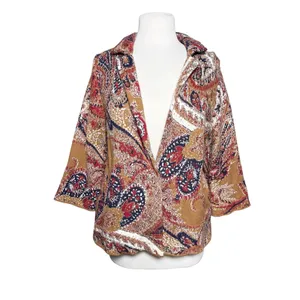 ANTHROPOLOGIE MOTH Women’s Golden Paisley Snap Front Sweater Blazer thumbnail 4