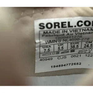 Sorel Women’s Sneakers Size 7.5 Kinetic Impact Strap Gray Mesh Slip On Shoes thumbnail 3