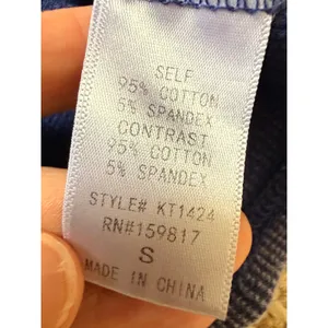 NWT Altar'd State Cropped Mineral Wash Indigo Ribbed Peplum Top S Cottagecore thumbnail 7