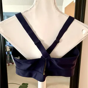 Under Armour Infinity Crossover Navy Blue Sports Bra thumbnail 4