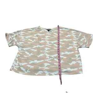 BANANA REPUBLIC luxespun Pink camo top thumbnail 2
