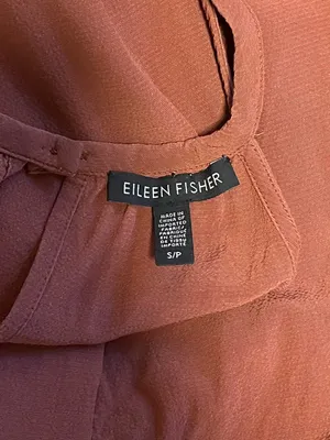 Eileen Fisher Halter Maxi Dress in Rust Brown thumbnail 9