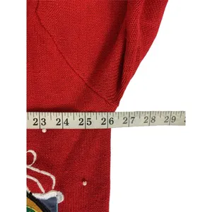 V J Women's North Pole Christmas Sweater thumbnail 4