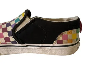 Vans Sneakers Checkerboard Slip On Pride Rainbow Skater thumbnail 9