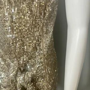 Gianni Bini Metallic Silver One-Shoulder Dress 12 thumbnail 4
