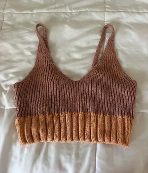 Free People Knit Crop Top thumbnail 2
