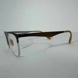 Ray-Ban RB6345 2732 Brown Silver Semi-Rimless Cat‎ Eye Optical Frames 52-17-135 thumbnail 3