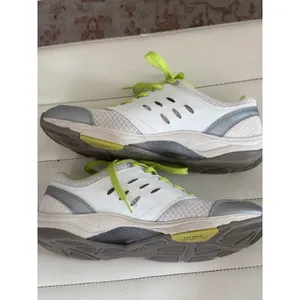Vionic Venture Walking Shoes Womens 8 White Silver Lime Green Orthotic Sneakers thumbnail 4