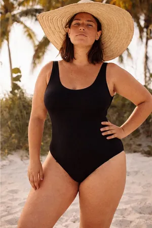 Andie The Ibiza One Piece Ribbed Black S NWT thumbnail 1