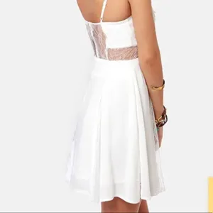By the Lace-Sides White Lace Dress by Lush Size Small thumbnail 9