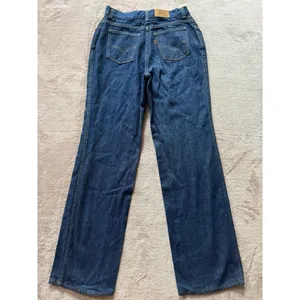 Vintage‎ Levis 25035 Jeans Women's Dark Wash High Waist Orange Tab 90s Size 16 thumbnail 2