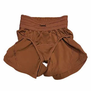 NWOT Lululemon Track That Mid-Rise Lined Short 5" Copper Brown Size 0 thumbnail 9