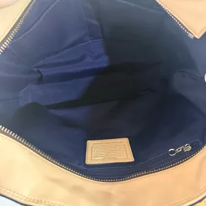 Coach Tan Leather Tote with Double Straps thumbnail 4