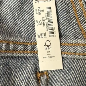 Madewell The Dad‎ Jean Shorts Size 28 thumbnail 5