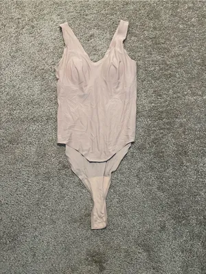 Chantelle smooth touch‎ nude bodysuit XS/S padded with snap closure thumbnail 5