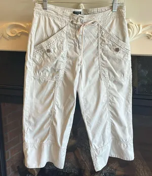 J Crew Favorite Fit Khaki Cotton Capri Pants thumbnail 6