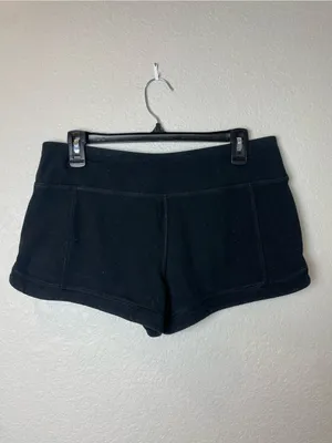 Avia Black Women's Training Shorts with Wide Waistband Size L thumbnail 4