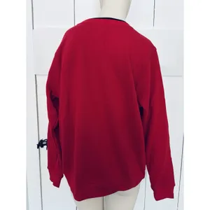 Y2K Sweatshirt C&K Designs Crewneck Cottage Granny Winter Black Cat Snow Medium thumbnail 3