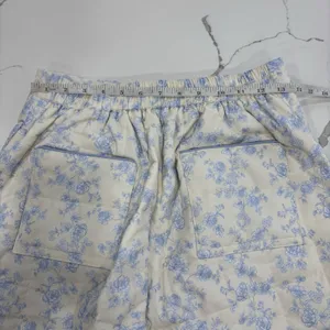 Yllw The Label Shorts Womens Size Medium Iris Quilted Shorts Blue Toile NEW thumbnail 6
