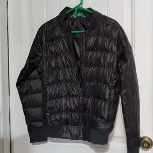 Athleta Puffer Full Zip Jacket Size Medium thumbnail 2