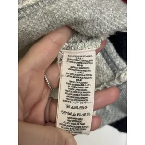 Free People Snow Angel Sweater XS Fair Isle Angora Blend Distressed Boho thumbnail 8