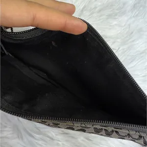 COACH y2k Soho Black Signature Canvas Wristlet thumbnail 7