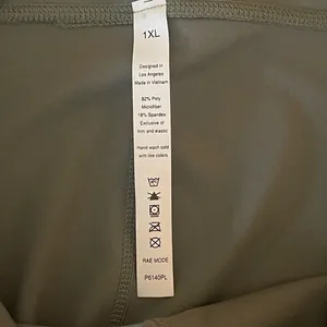 Rae Mode 1XL Olive Green High-Waisted Stretch Leggings Yoga Lounge Pant thumbnail 4