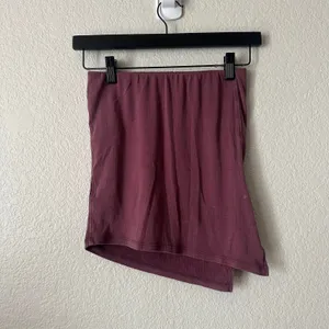 Free People We The Free Lola Side Tube Top with Asymmetric Hem Mauve thumbnail 4