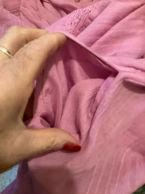 Free People Dusty Rose V-Neck Ruffle Long-Sleeve Tunic thumbnail 5