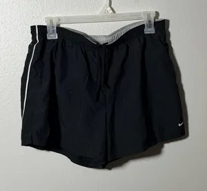 Nike Women Dri-Fit Black Athletic‎ Running Shorts size L thumbnail 1