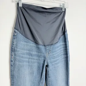 Madewell The Maternity Over-the-Belly Perfect Vintage Jean‎ Decatur Wash Size 25 thumbnail 5
