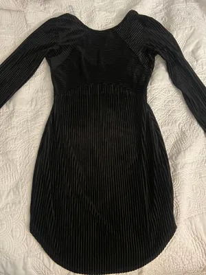 Black Long Sleeve Dress thumbnail 1