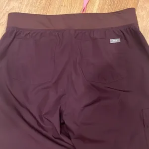 ‎ women’s medium purple jogger scrub pants like new medical technical thumbnail 4