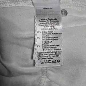 J Crew Mid Rise Short White‎ Denim Cutoff Frayed Hem Size 32 thumbnail 6