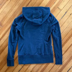 Lululemon Scuba Hoodie Light Cotton Fleece in Midnight Navy Size 10 thumbnail 4