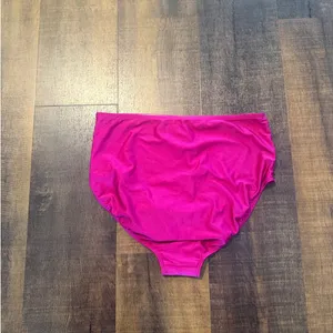 Albion High Waisted Magenta Bikini Bottom Swim Briefs Size M thumbnail 3