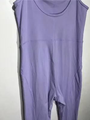 Wilfred Free Aritzia Divinity Jumpsuit Lilac Purple Spaghetti Strap Unitard XL thumbnail 10