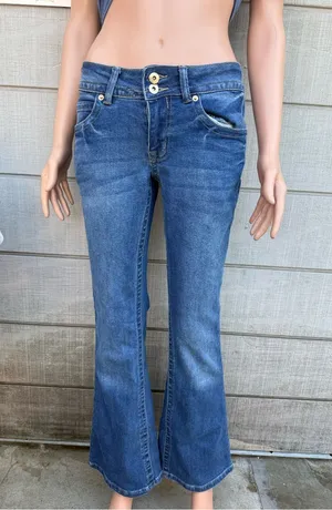 Women’s Telepatia low rise stretch flare bootcut jeans y2k size 5/27 thumbnail 1