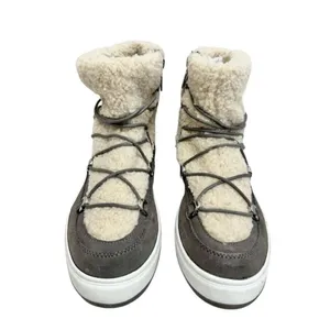 Blondo Waterproof Grey Suede Faux Fur Winter Boots Size 9.5M‎ thumbnail 3