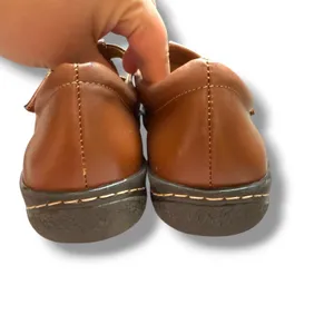 Naturalizer Fisherman Shoes Womens 7.5 Brown Leather Comfort Flats Mary Jane thumbnail 5