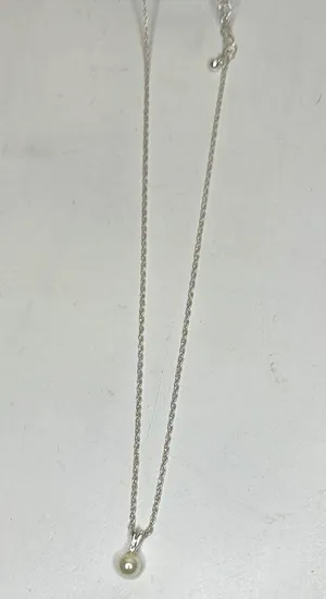 David's Bridal Pearl Necklace and Earrings Set thumbnail 5