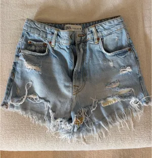 ZARA Denim Shorts thumbnail 1