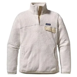 PATAGONIA Women's‎ Re-Tool Snap-T Fleece Pullover white medium cozy soft jacket thumbnail 2