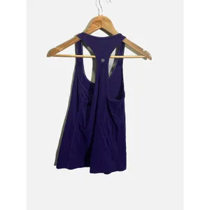 Lululemon Cool Racerback Tank Women Size 4 Purple Athletic Yoga Gym Top thumbnail 2
