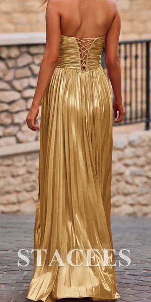 Gold Formal Dress thumbnail 4